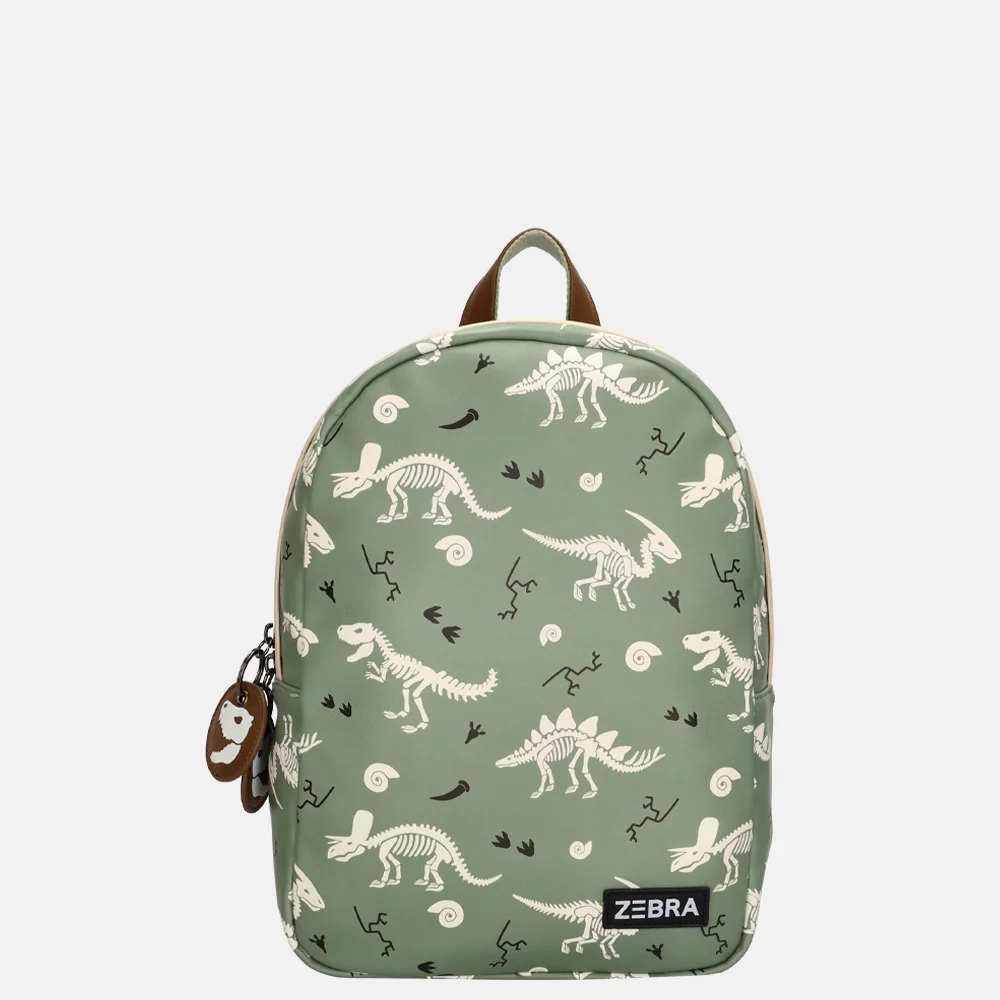 Zebra Trends kinderrugzak dinosaurus print 020519 Groen